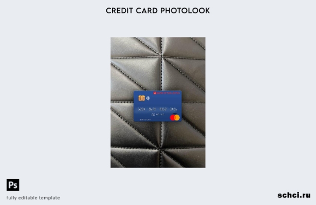 цифровая загрузка Мальдивы Банк Мальдивских островов шаблон Mastercard Photolook